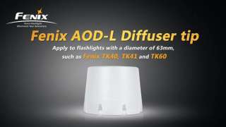 Fenix AOD L Flashlight Diffuser Tip for TK40 TK41 TK60  