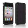 MaryCom HOT TIRE Silikon Case mit Reifenprofil für Apple iPhone 4G 