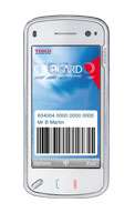   clubcard on your nokia smartphone in the form of a scannable barcode