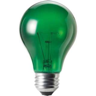  25 Watt Incandescent Green Light Bulb 144212 