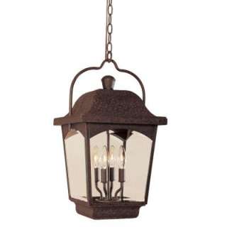   ImportsAyrs Outdoor Collection Bronze 12 In. 4 Light Hanging Lantern