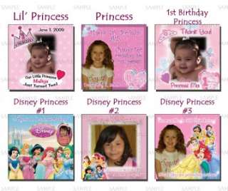 Personalized Princess and the Frog Party Favors  