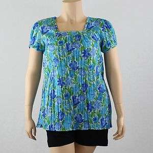 Art and Soul Casual Floral Top Blouse sz M, L, XL NEW  