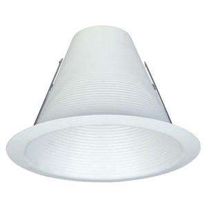 Commercial Electric 6 in. White Airtight Baffle Trim (T49) HBR635WH at 
