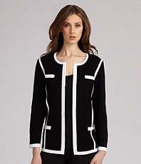 Exclusively Misook Piped Seam Jacket $368.00