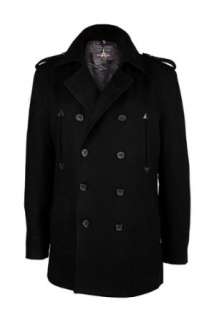 Herren Wollmantel Caban Zweireiher Coat 46 48 50 52 54 56 58  