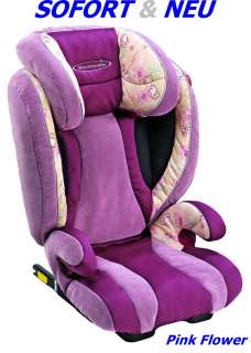 Storchenmühle IPAI Seatfix Pink Flower Isofix Gruppe II III,15 36kg 