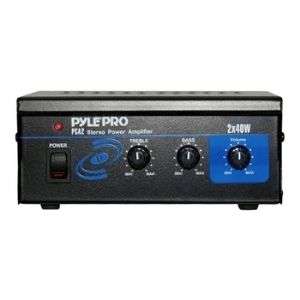 Pyle PCA2 Mini 2x40W Stereo Power Amplifier 