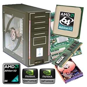 Biostar MCP6P M2 Barebone Kit   GeForce 6150, AMD Athlon X2 7550, 2GB 