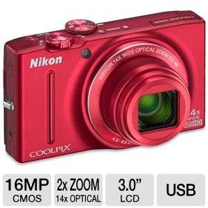 Nikon 26289 Coolpix S8200 Digital Camera   16 Megapixels, CMOS Sensor 