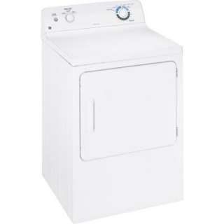 GTDX100EMWW  GE 6.0 cu. ft. Electric Dryer in White 