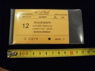 12x ACUFIRM G 312/4 Wundnadeln Wundnadel Haut & Muskel  