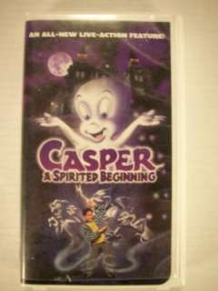 Casper A Spirited Beginning Childrens VHS Tape 086162417238  
