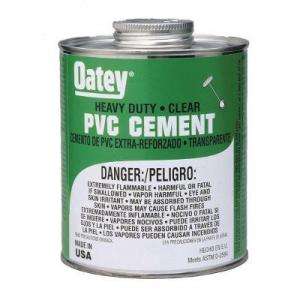 Oatey 16 Oz. Heavy Duty PVC Cement (308763) from  