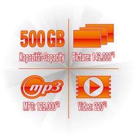 Platinum MyDrive 500 GB Externe Festplatte (6,4 cm (2,5 Zoll), 5400 U 