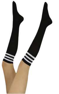Black Warm Knee High Socks Opaque Free Size Hosiery S9  