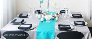 Tischläufer AKZENT Tischband Tisch Läufer günstig Hochzeit Event 