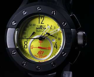 Invicta Men’s S1 Racer Swiss Quartz Chronograph Retrograde Strap 