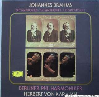   The Symphonies Karajan Berliner Philharmoniker 4 LP Box DG NM  