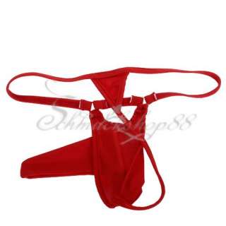 Sexy Rot String G string Tanga mit Beutel für Männer  