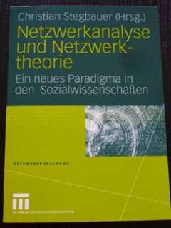 Buch Christian Stegbauer Netzwerkanalyse und Netzwerktheorie in 