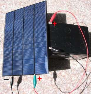 5W Monocrystal Solar Panel 12V Battery Charge 5.3 Watt  
