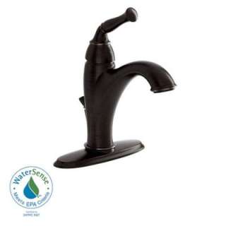   Standard Espana 4 in.1 Handle Mid Arc Bathroom Faucet in Estate Bronze