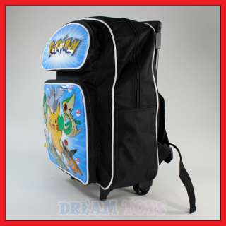 16 Pokemon Pikachu & Friends Roller Backpack   Rolling  