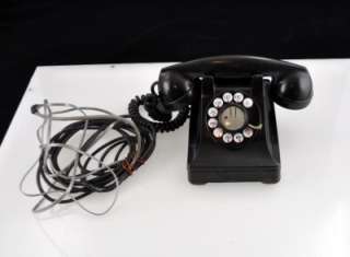   Electric Bell System 306 Lucy Black Bakelite Phone Henry Dreyfuss