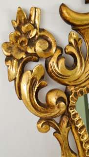 Antique 1920s Carved Rococo Louis XV Style Italian Florentine Gilt 