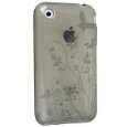 ORIGINAL iProtect APPLE Iphone 3 3GS FLORAL Silikon Hülle Case Tasche 