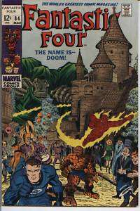 FANTASTIC (4) FOUR #84 VF/NM comic,Dr. Doom in Latveria  