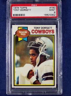 1979 Topps #160 Tony Dorsett Cowboys PSA 9  
