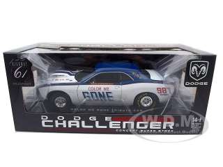 Brand new 118 scale diecast car model of Dodge Challenger Super Stock 