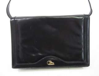 CRISTIAN Black Leather Shoulder Handbag Medium  