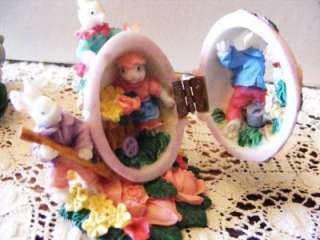SET OF 3 EASTER DECORATIONS TABLE CHILD DISPLAY  