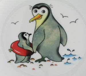 Kinder Geschirr Pinguin Triptis Porzellan Tasse Teller  