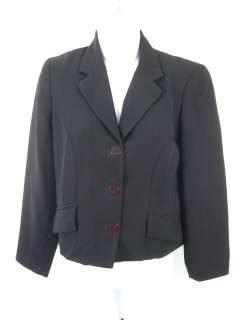 BCBG MAX AZRIA Black Cropped Blazer Coat Jacket Sz. 2 4  