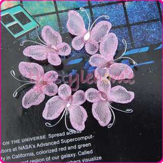 Lot50 Stocking Butterfly Wedding Favor Deco DIY 10Color  