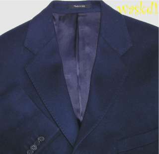 YVES SAINT LAURENT black 46 Cashmere blend Single Breasted coat NWT 
