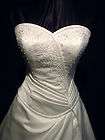 NWT Eternity Collection #5013 Strapless Satin & Organza Wedding Gown 