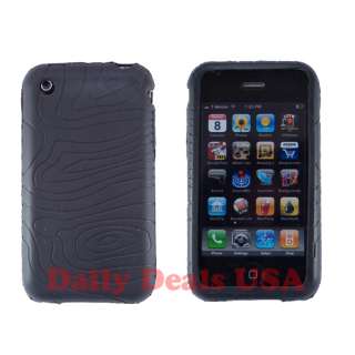 Swirly Soft Silicon Skin Case for Apple iPhone 3G/3GS  