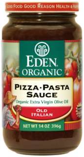 Organic Pizza Pasta Sauce   14 oz glass jar [903]  