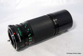 Canon 100 200mm f5.6 FD lens zoom manual focus  