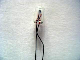 100PCS Miniature Bulb Filament Lamp 6.3V 20mA Wire End  