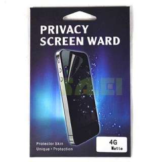 Privacy Anti Spy LCD Screen Cover Protector Guard Film for iPhone 4 4G 