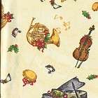 CHRISTMAS JOYFUL NOISE MUSIC ON CRM Cotton Quilt Fabric