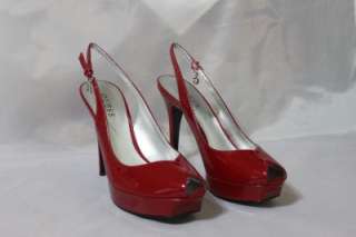   COLOR/RED LEATHER SIZE 8M *This pair is new never worn from Guess