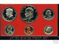 1977 UNITED STATES 6 COIN PROOF SET  