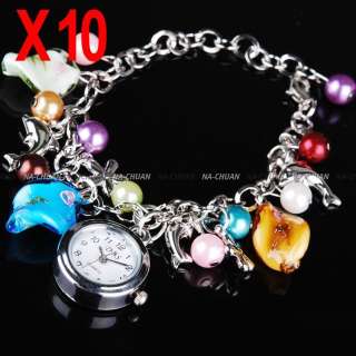 10x Nws colour Bracelet Girl Quartz Watch Wholesale Lot  